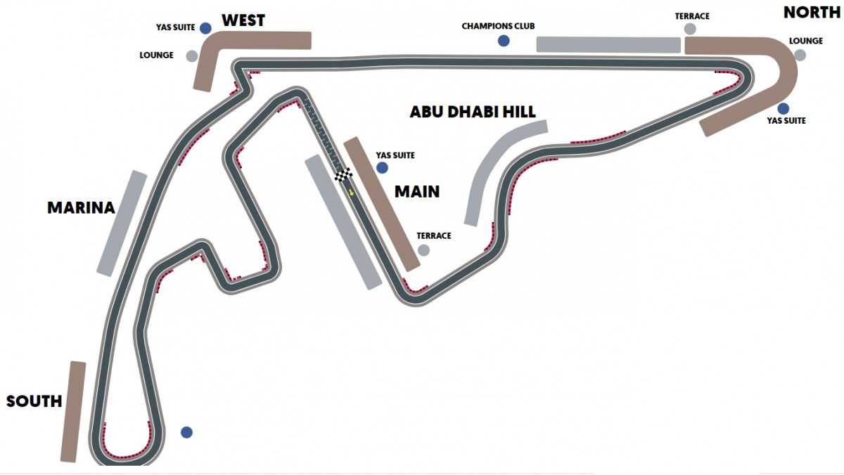 Abu Dhabi Grand Prix . - Yas Suite Main Grandstand (3 Days)